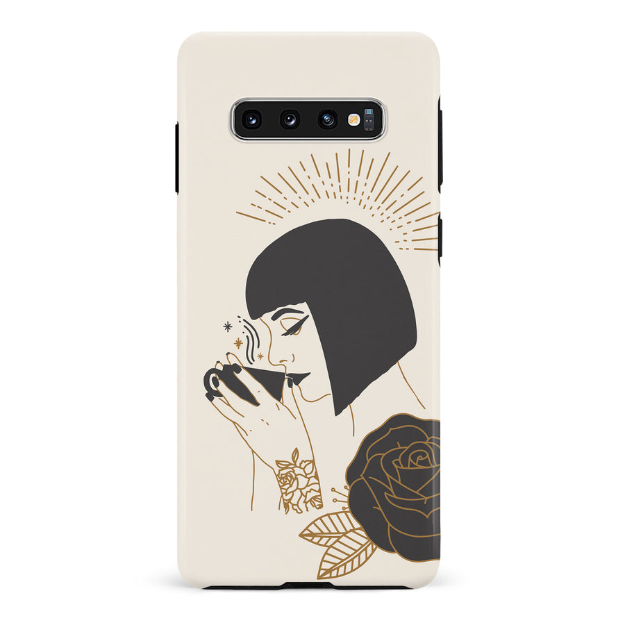 Samsung Galaxy S10 Cleopatra's Coffee Phone Case