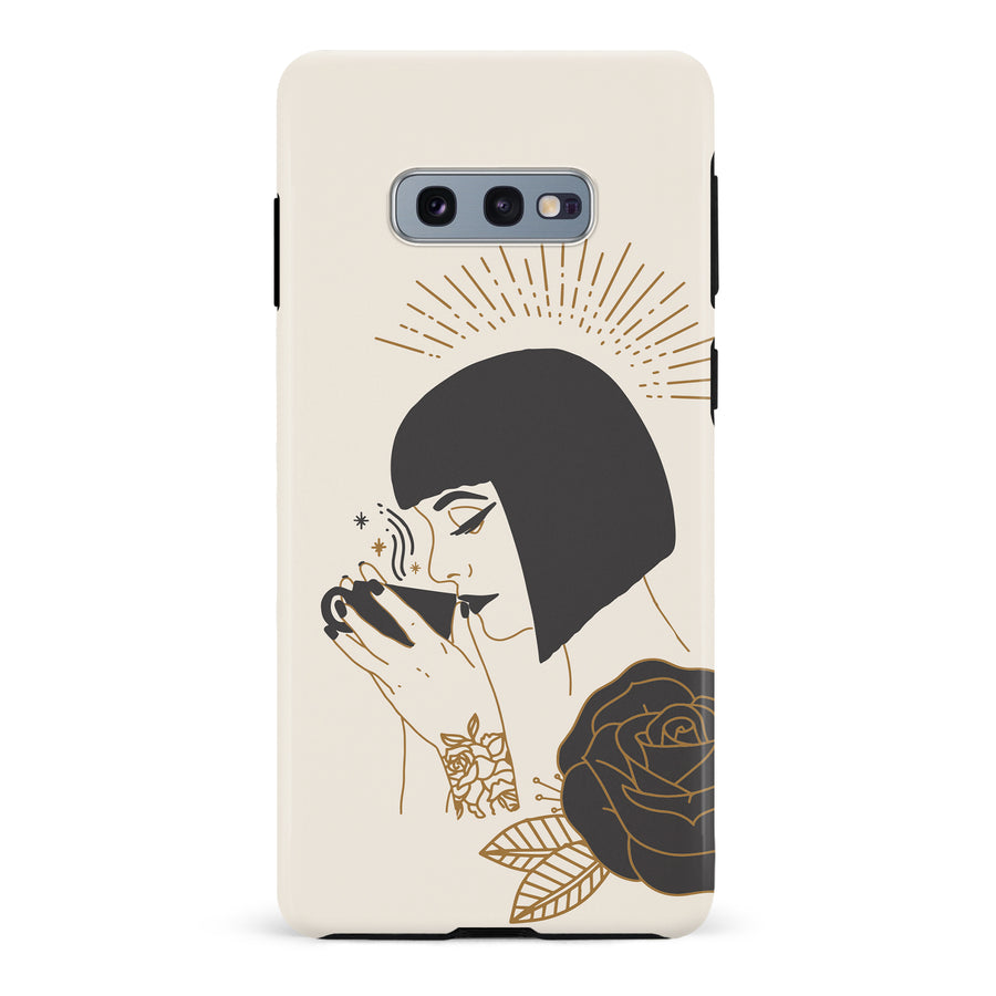 Samsung Galaxy S10e Cleopatra's Coffee Phone Case