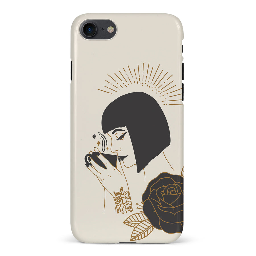 iPhone 7/8/SE Cleopatra's Coffee Phone Case