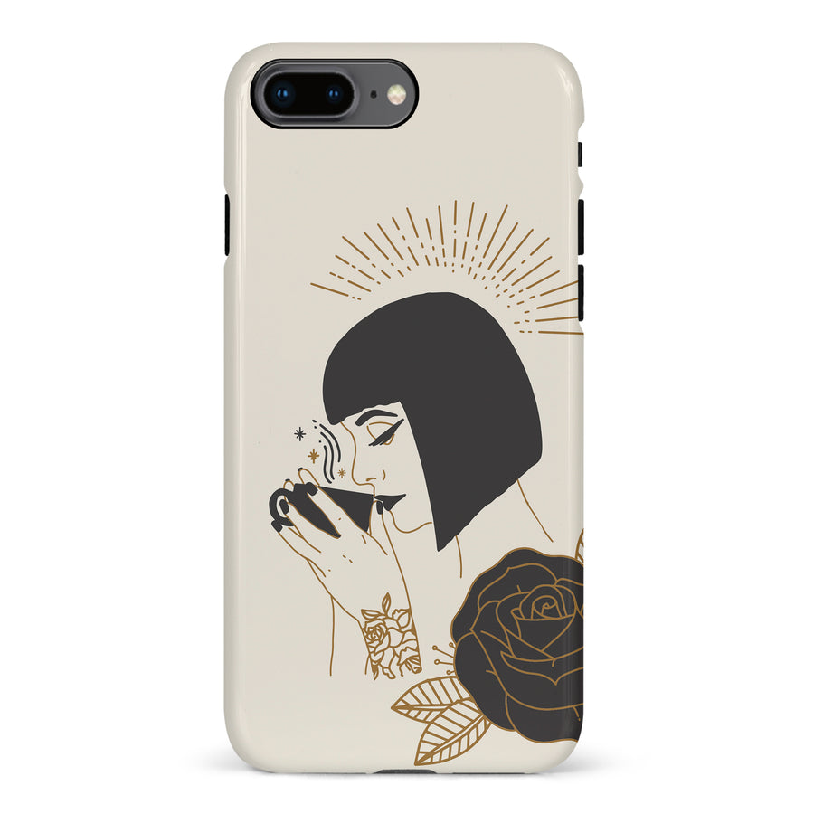 iPhone 8 Plus Cleopatra's Coffee Phone Case