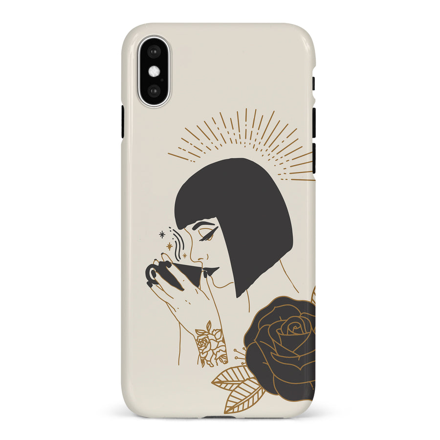 iPhone X/XS Cleopatra's Coffee Phone Case