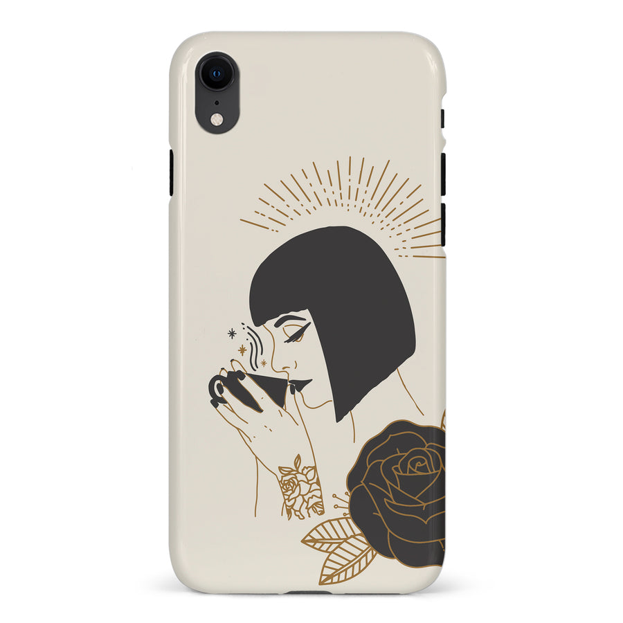 iPhone XR Cleopatra's Coffee Phone Case