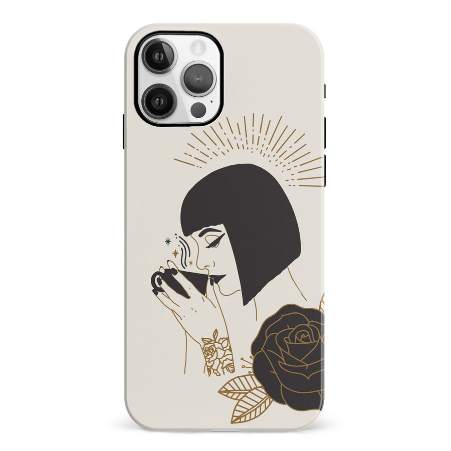 iPhone 12 Cleopatra's Coffee Phone Case