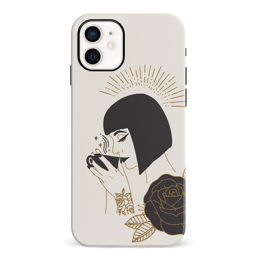 iPhone 12 Mini Cleopatra's Coffee Phone Case