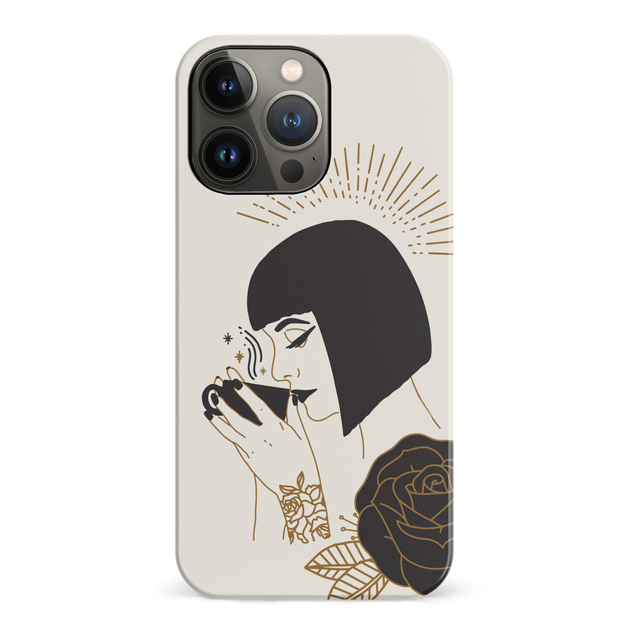 iPhone 14 Pro Cleopatra's Coffee Phone Case