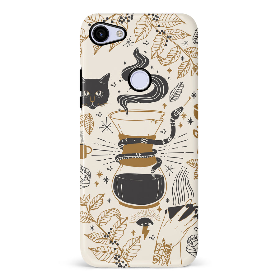 Google Pixel 3A Wild Coffee Phone Case
