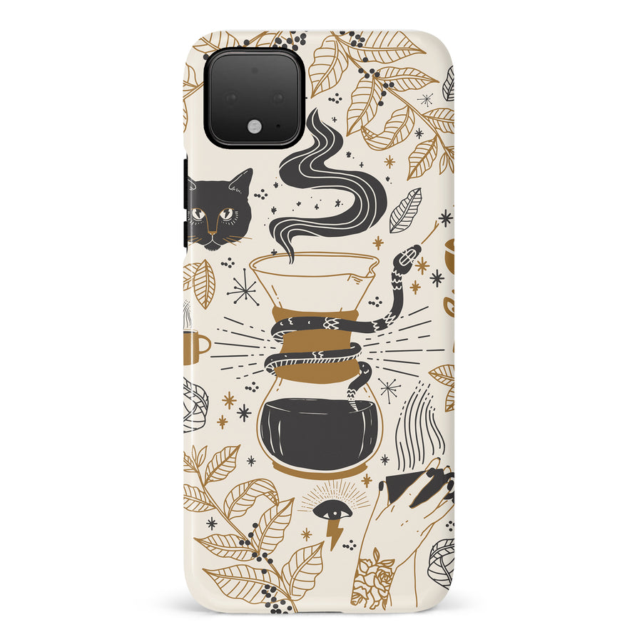Google Pixel 4 Wild Coffee Phone Case