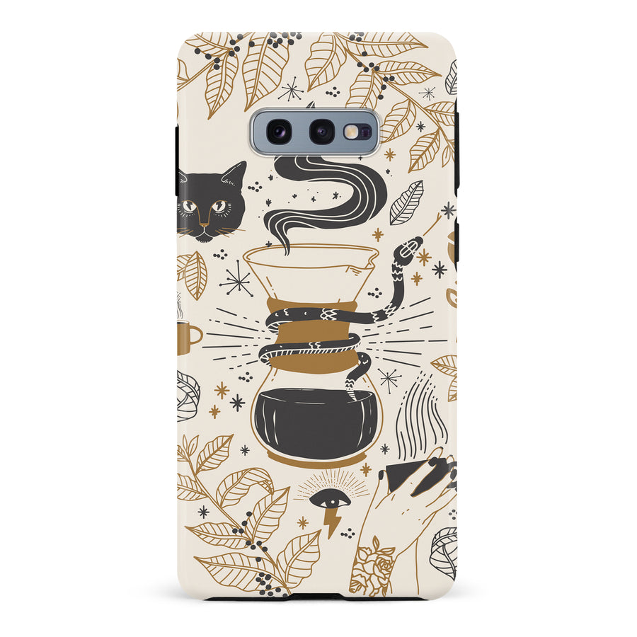 Samsung Galaxy S10e Wild Coffee Phone Case