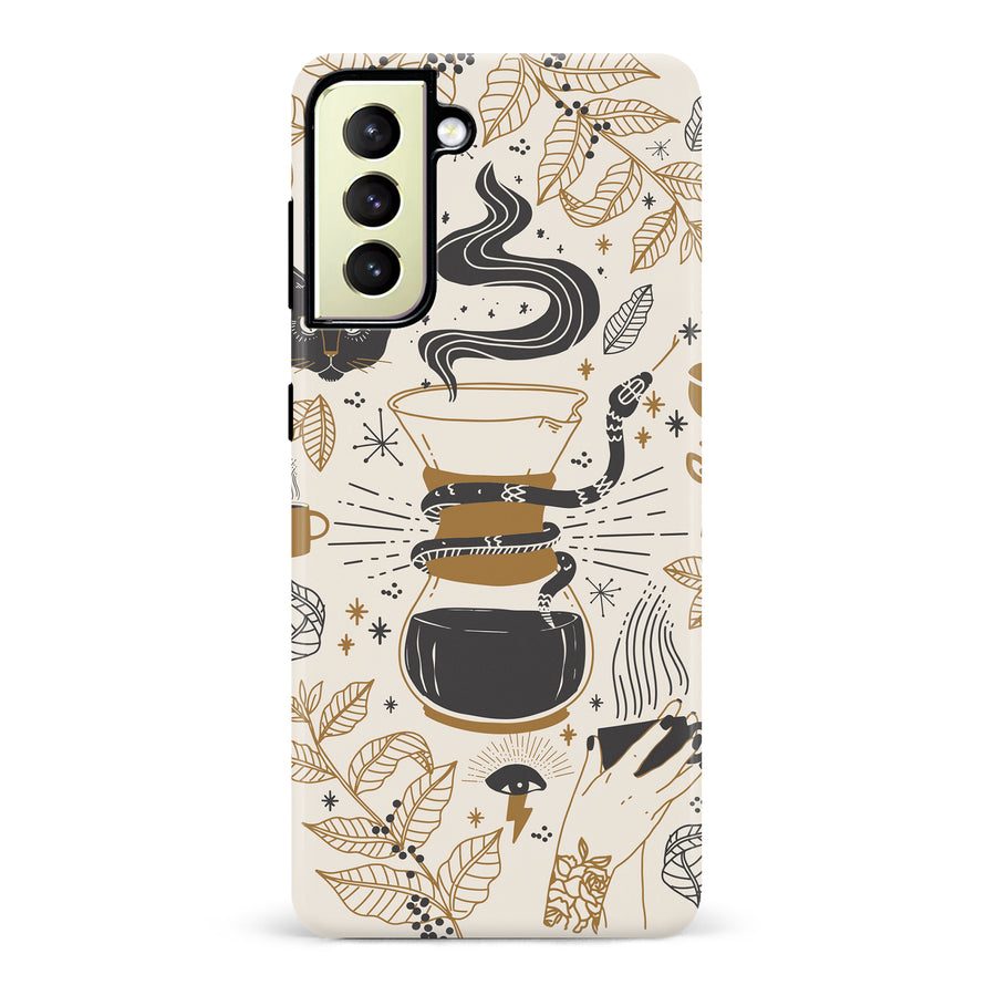 Samsung Galaxy S22 Plus Wild Coffee Phone Case