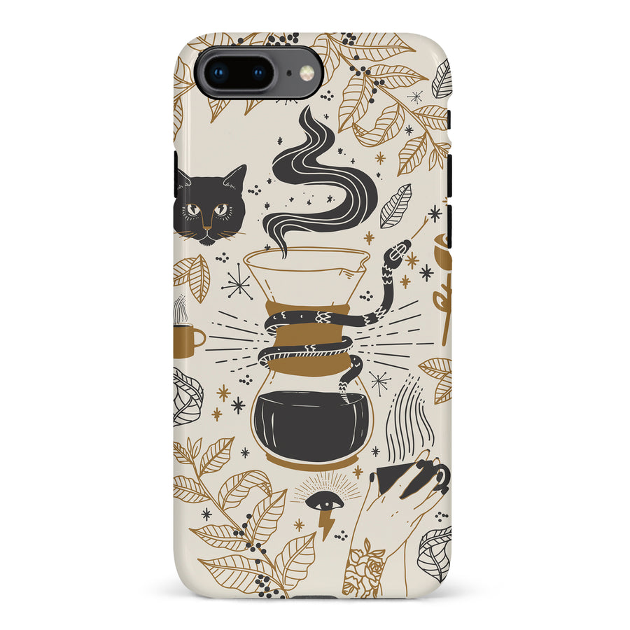 iPhone 8 Plus Wild Coffee Phone Case
