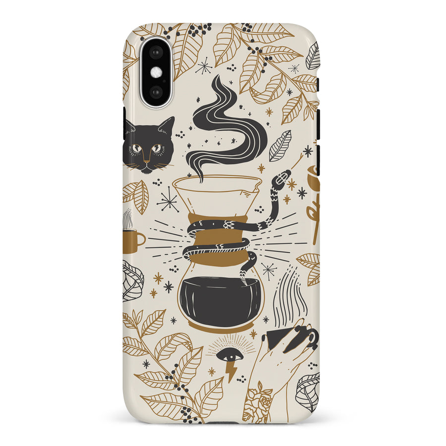 iPhone X/XS Wild Coffee Phone Case