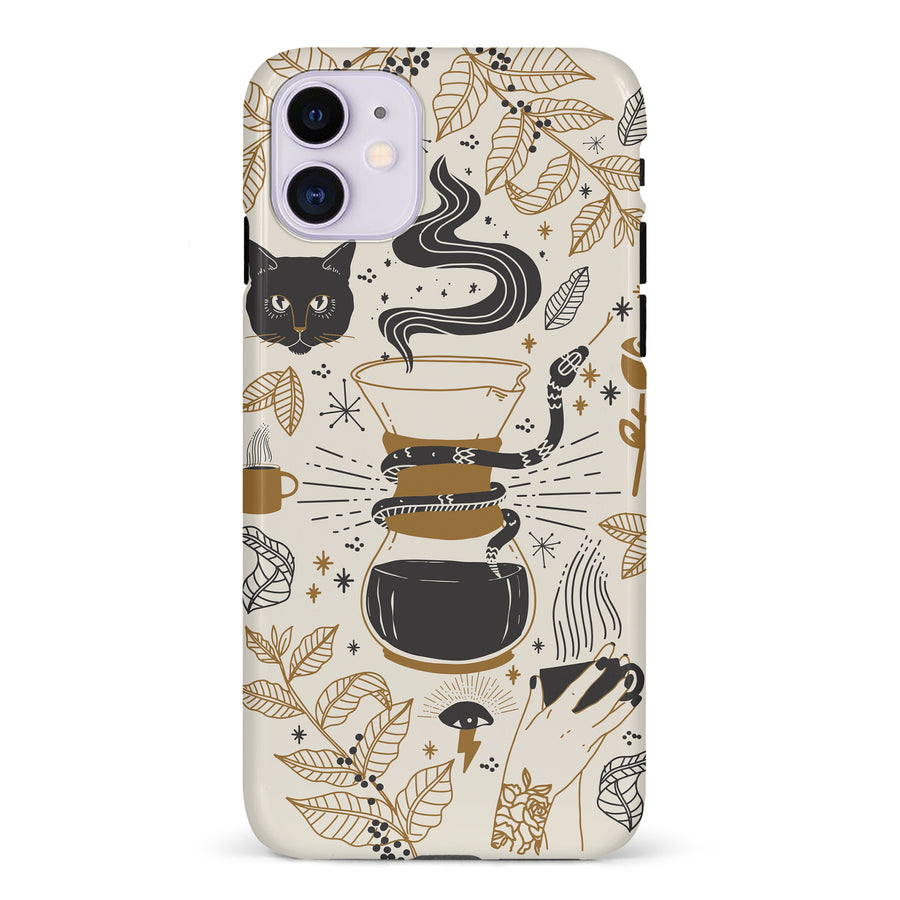 iPhone 11 Wild Coffee Phone Case
