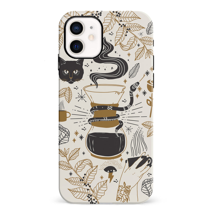 iPhone 12 Mini Wild Coffee Phone Case