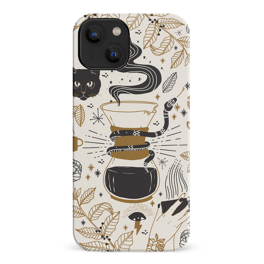 iPhone 14 Wild Coffee Phone Case