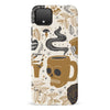 Google Pixel 4 Coffee Skull Phone Case