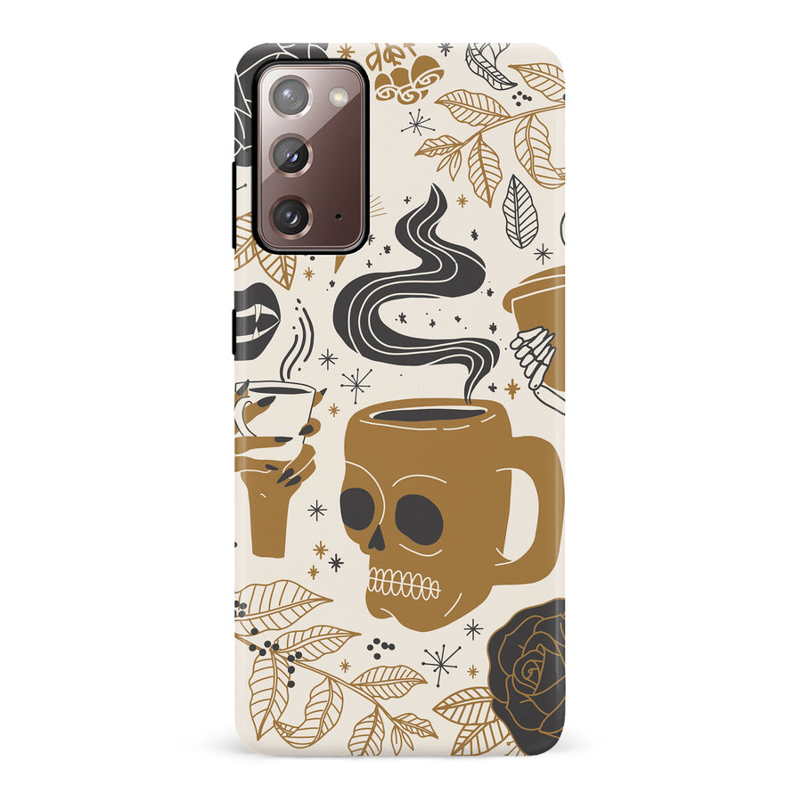 Samsung Galaxy Note 20 Coffee Skull Phone Case