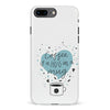iPhone 8 Plus Coffee is a Hug in a Mug Phone Case in White