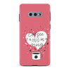 Samsung Galaxy S10e Coffee is a Hug in a Mug Phone Case in Rose
