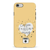 iPhone 6 Coffee is a Hug in a Mug Phone Case in Yellow