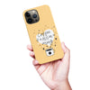 iPhone 13 Pro Max Coffee is a Hug in a Mug Phone Case in Yellow