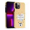 iPhone 13 Pro Max Coffee is a Hug in a Mug Phone Case in Yellow