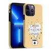 iPhone 14 Pro Max Coffee is a Hug in a Mug Phone Case in Yellow
