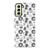 Samsung Galaxy S22 Plus Coffee Stuff Phone Case in Black/White