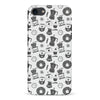 iPhone 7/8/SE Coffee Stuff Phone Case in Black/White