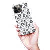 iPhone 13 Pro Max Coffee Stuff Phone Case in Black/White