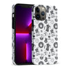 iPhone 13 Pro Max Coffee Stuff Phone Case in Black/White