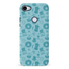 Google Pixel 3A Coffee Stuff Phone Case in Cyan