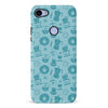 Google Pixel 3A XL Coffee Stuff Phone Case in Cyan