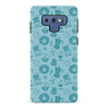 Samsung Galaxy Note 9 Coffee Stuff Phone Case in Cyan