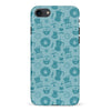 iPhone 7/8/SE Coffee Stuff Phone Case in Cyan