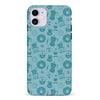 iPhone 11 Coffee Stuff Phone Case in Cyan