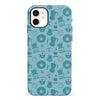 iPhone 12 Mini Coffee Stuff Phone Case in Cyan