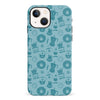 iPhone 13 Mini Coffee Stuff Phone Case in Cyan
