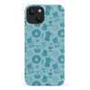 iPhone 14 Coffee Stuff Phone Case in Cyan
