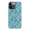iPhone 14 Pro Coffee Stuff Phone Case in Cyan