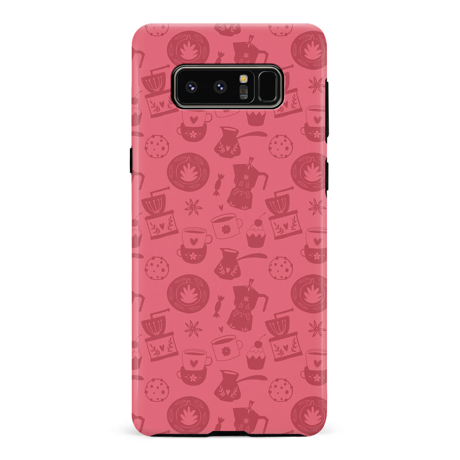 Samsung Galaxy Note 8 Coffee Stuff Phone Case in Rose