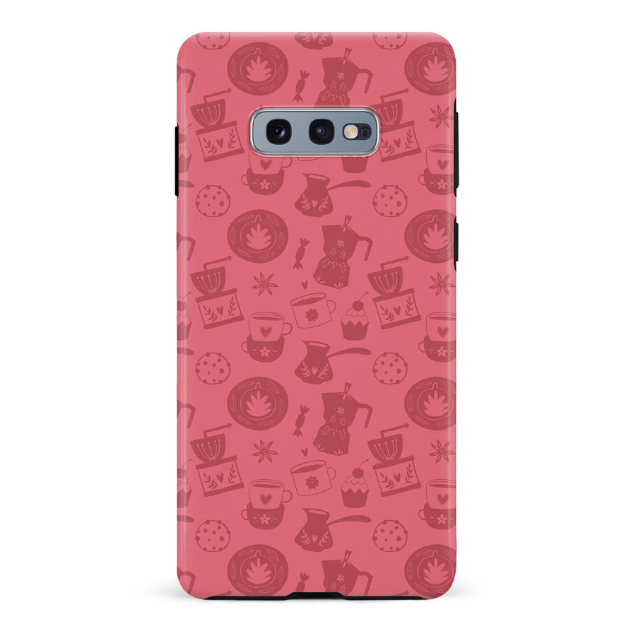 Samsung Galaxy S10e Coffee Stuff Phone Case in Rose