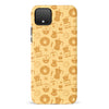 Google Pixel 4 Coffee Stuff Phone Case in Yellow