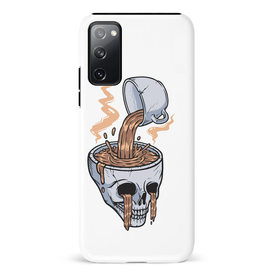 Samsung Galaxy S20 FE Coffee Goes Straight to Your Head Phone Case in White