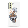 Samsung Galaxy S22 Ultra Coffee Goes Straight to Your Head Phone Case in White