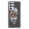 Samsung Galaxy S21 Ultra Coffee Goes Straight to Your Head Phone Case in Black