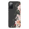 Samsung Galaxy S20 FE half bloom phone case in black