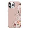 iPhone 12 half bloom phone case in pink