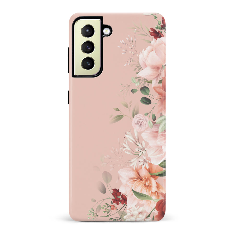 Samsung Galaxy S22 Plus half bloom phone case in pink