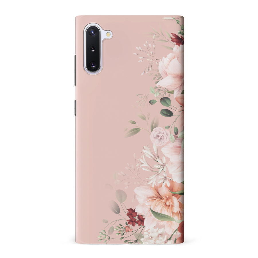 Samsung Galaxy Note 10 half bloom phone case in pink