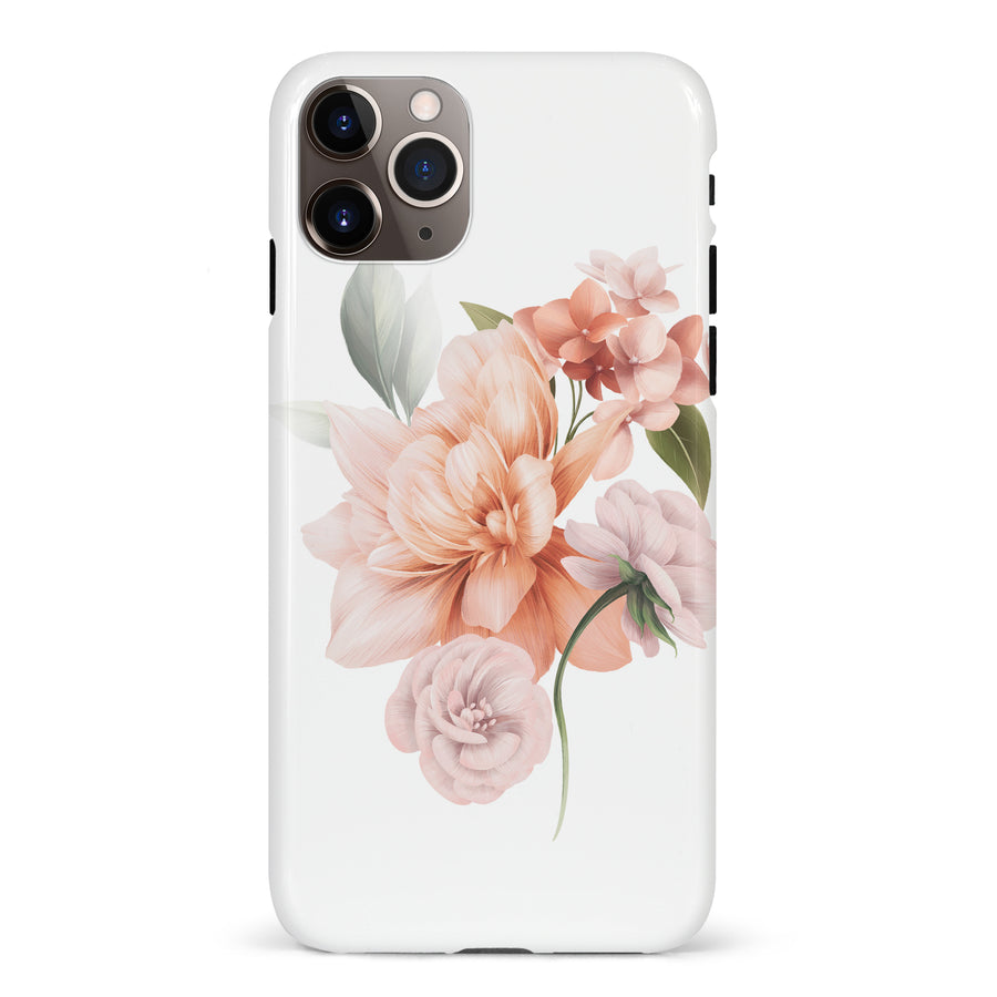 iPhone 11 Pro Max full bloom phone case in white